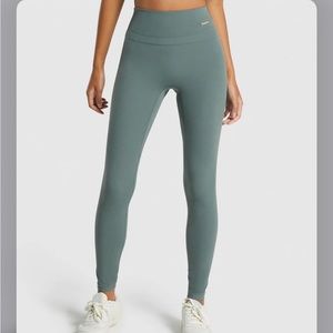 Gymshark Whitney High Rise Leggings - Eucalyptus XS